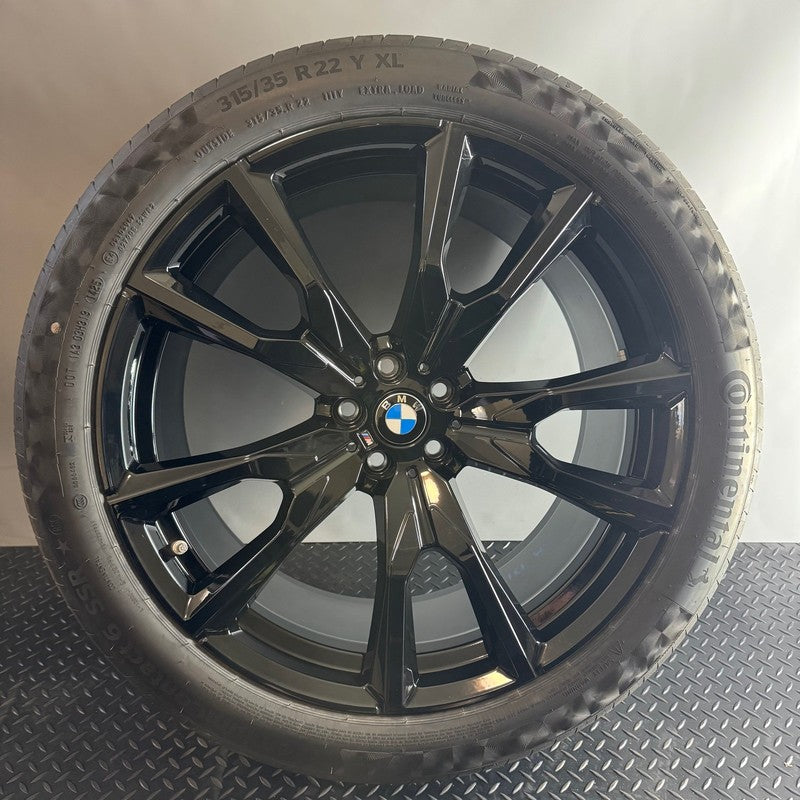 BMW X7 WHEEL RIM 22 INCH REAR 2019 2020 2021 2022 2023 2024 2025 OEM 5