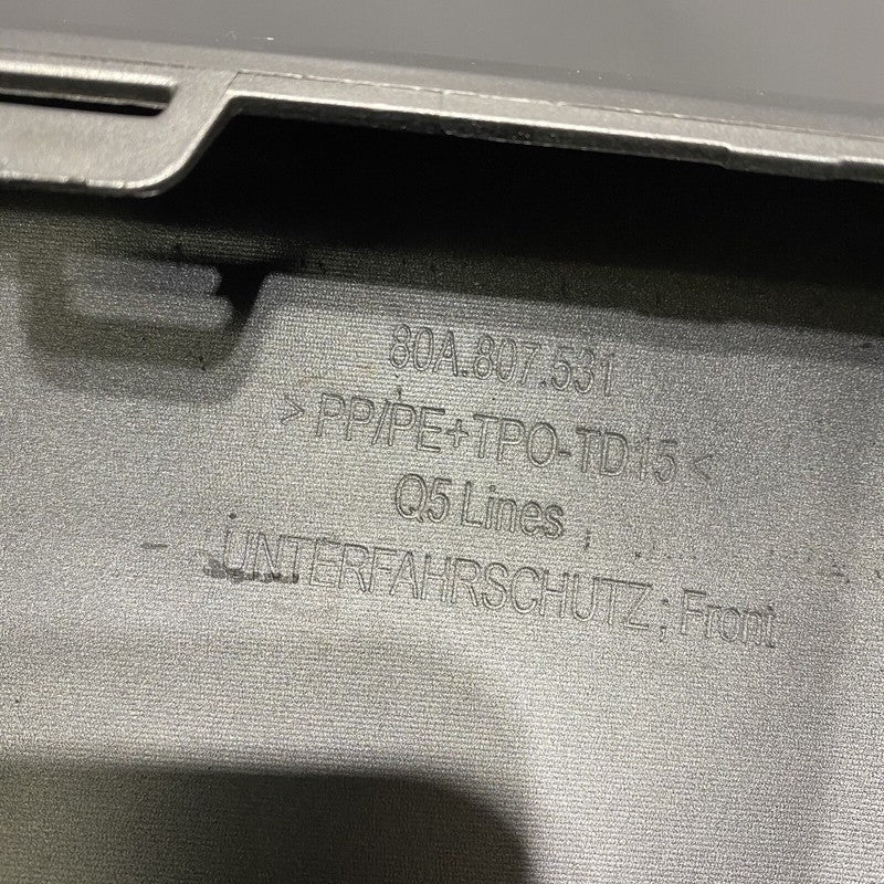 80A807531 AUDI Q5 FRONT BUMPER GUARD LOWER TRIM 80A807531 OEM 2018 2019 
