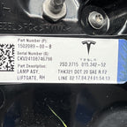 TESLA MODEL Y TAIL LIGHT TRUNK RIGHT PASSENGER 2020 21 22 23 2024 1502