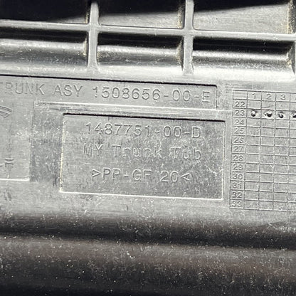 1508656-00-E TESLA MODEL Y TRUNK CARGO STORAGE REAR 2020 2021 2022 2023 OEM 1508656-00-E