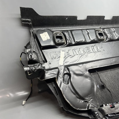1128021-00-J TESLA MODEL 3 REAR PACKAGE TRAY PANEL 2017 18 19 20 21 22 2023 OEM 1128021-00-J