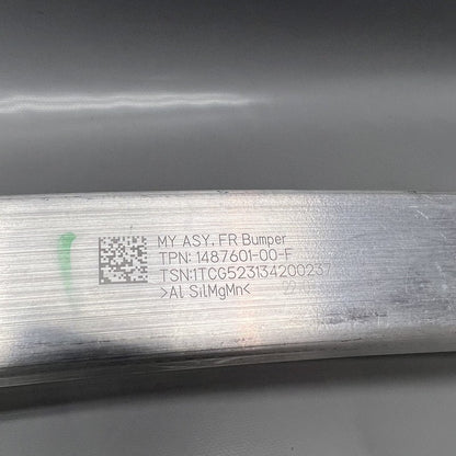 1487601-00-F TESLA MODEL Y REINFORCEMENT FRONT 2020 2021 2022 2023 OEM 1487601-00-F