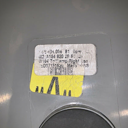 A1708201164 MERCEDES BENZ ML63 ML350 RIGHT PASSENGER TAIL LIGHT 2006 07 2008 OEM A1708201164