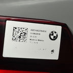BMW X7 TAIL LIGHT INNER RIGHT PASSENGER 2019 2020 2021 OEM LED 8744229