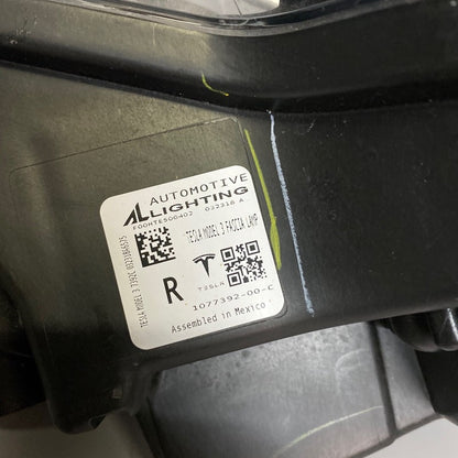 1077392-00-C TESLA MODEL 3 FOG LIGHT RIGHT PASSENGER 2017 2018 2019 OEM