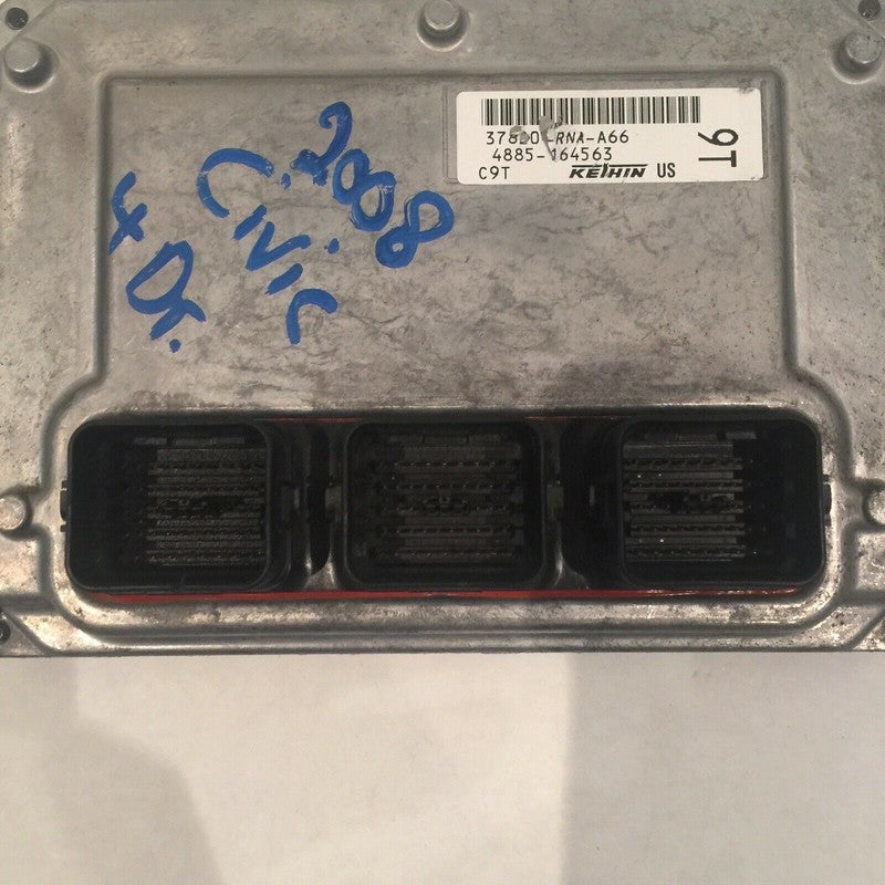 37820-RNA-A66 HONDA CIVIC ENGINE CONTROL MODULE UNIT 4-DOOR ECM ECU 2006 2007 2008 OEM