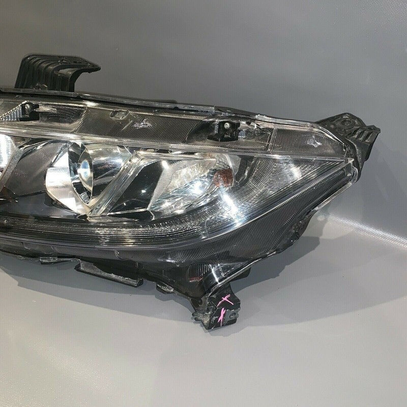 HONDA CIVIC HEADLIGHT LEFT DRIVER 4-DOOR SEDAN 2016 2017 HALOGEN OEM