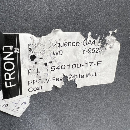 1540100-17-F TESLA MODEL Y FRONT BUMPER 2023 2024 NON SENSOR OEM 1540100-17-F