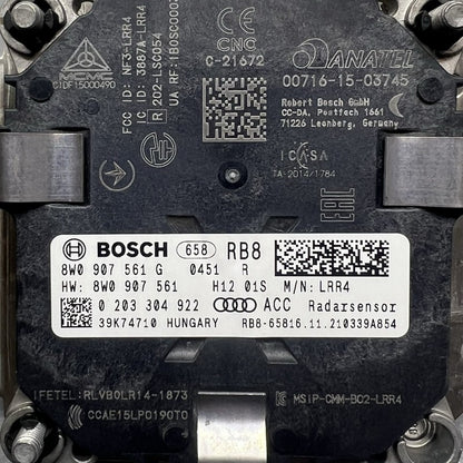 80A907561G AUDI Q5 CRUISE CONTROL DISCTANCE SENSOR 2019 2020 OEM 80A907561G