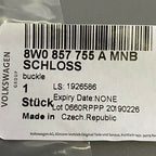 8W0857755A AUDI A4 ALLROAD SEAT BELT BUCKLE FRONT COUPE CONVERTIBLE 2017 2018 2019 OEM