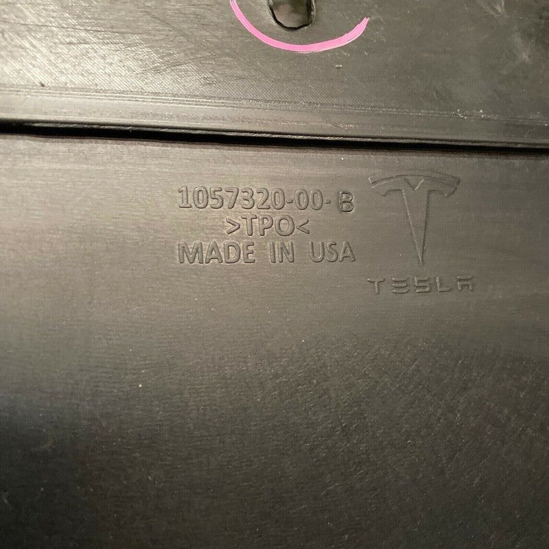 1057320-00-B TESLA MODEL S UNDERTRAY SHIELD COVER REAR 2016 2017 2018 2019 OEM 1057320-00-B
