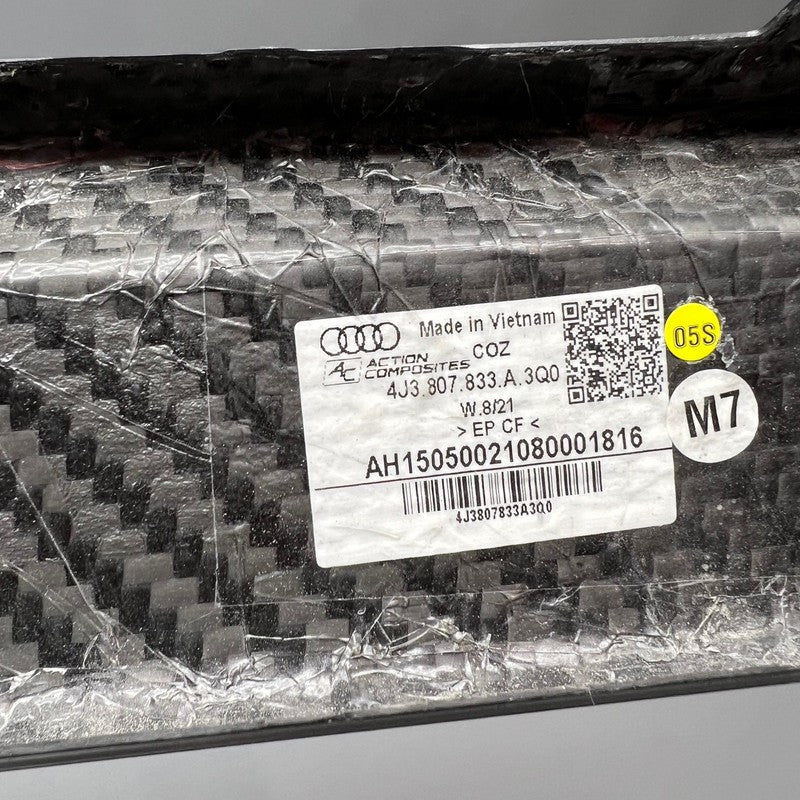 AUDI E-TRON GT REAR VALANCE TRIM 2022 2023 2024 OEM 4J3807833A
