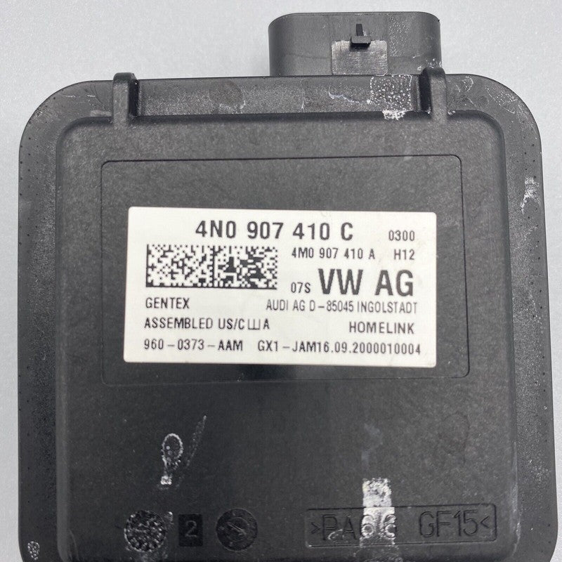 AUDI Q7 GARAGE DOOR OPENER HOMELINK MODULE RS5 4N0907410C 2019 2020 20
