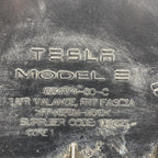1493774-00-B TESLA MODEL 3 FRONT BUMPER UNDERCOVER 2017 2018 2019 2020 OEM 1084174-00-C