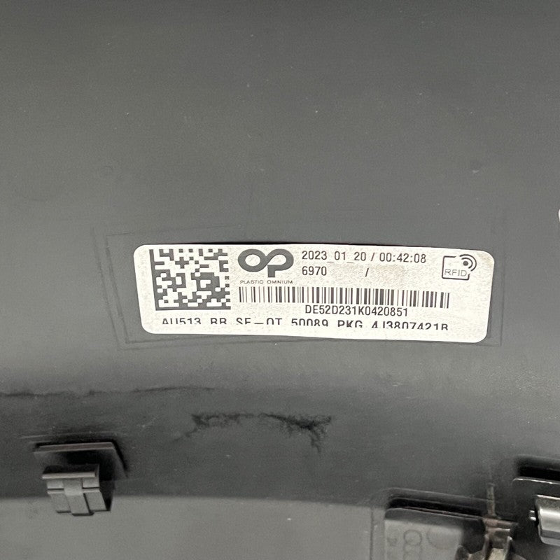 4J3807421B AUDI E-TRON GT REAR BUMPER 2021 2022 2023 OEM 4J3807421B