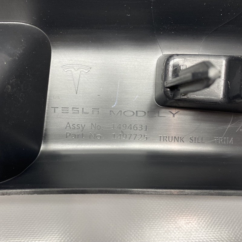 1494631-00-C TESLA MODEL Y TRUNK SILL LOWER TRIM 1494631-00-C 2020 2021 2022 OEM