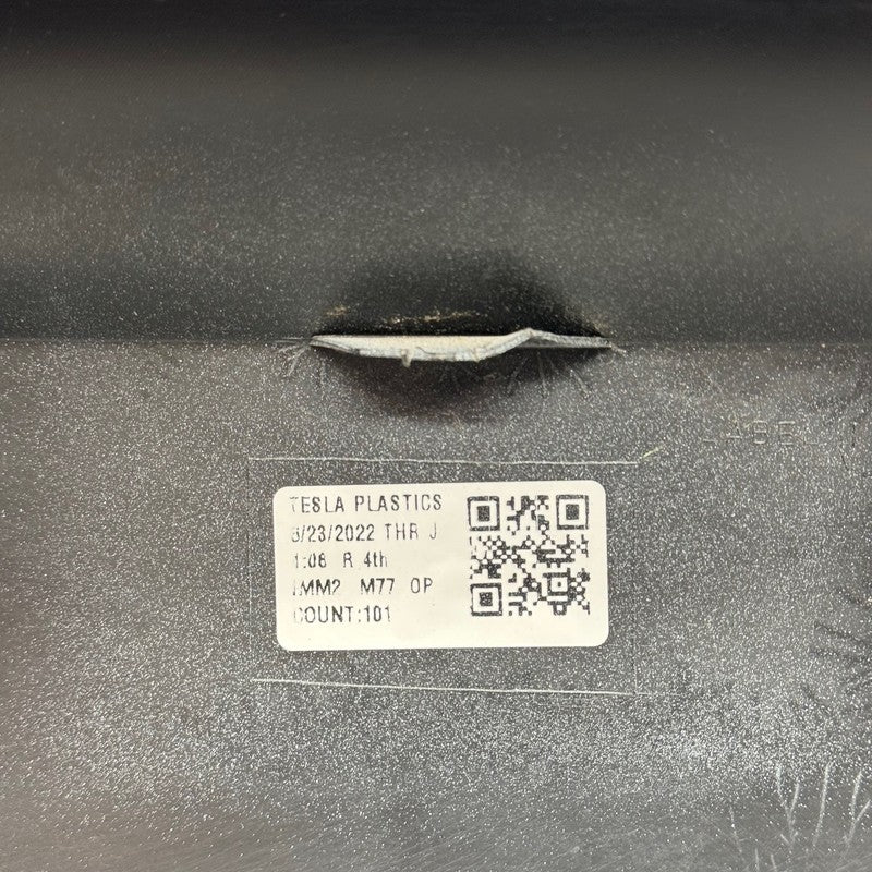 TESLA MODEL S PLAID REAR BUMPER 2021 2022 SENSOR TYPE OEM 1565571-00-A