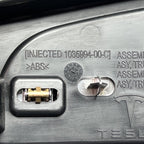 1035994-00-C TESLA MODEL X REAR TRUNK SILL COVER TRIM 2016 2017 2018 19 2020 OEM 1050421-00-D