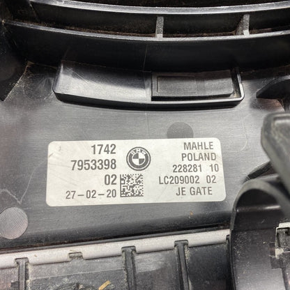 1742 7953398 BMW 850 RADIATOR M8 FAN CONDENSER 17427953398 2017 2018 2019 OEM