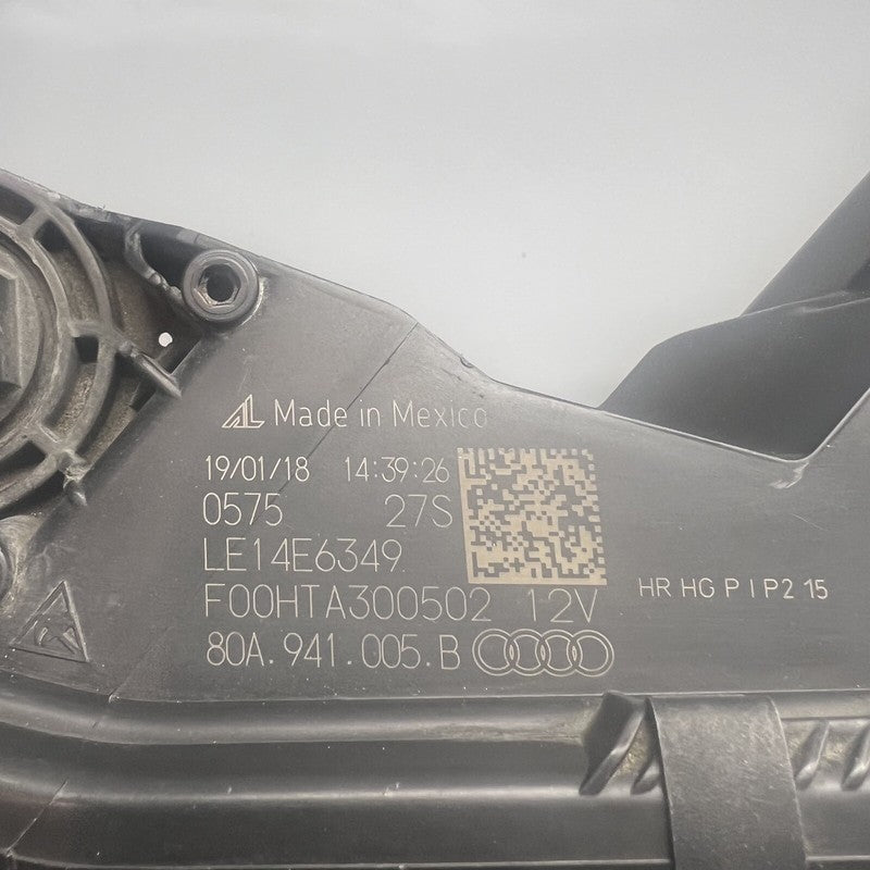 80A941005B AUDI Q5 HEADLIGHT LEFT DRIVER XENON 2018 2019 2020 OEM 80A941005B