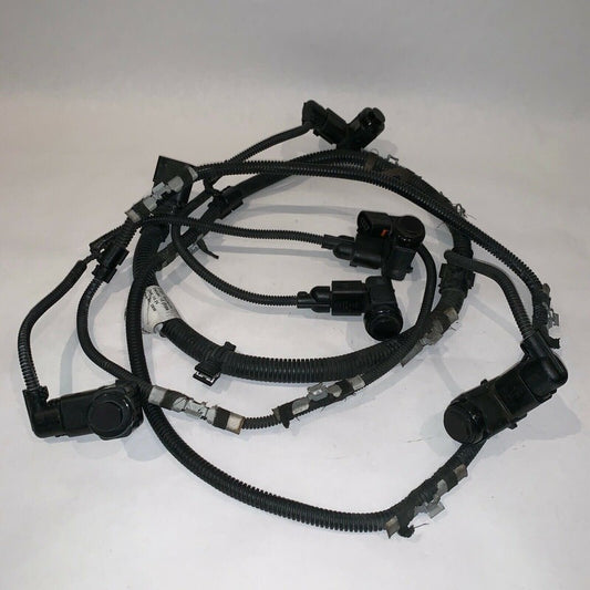 VOLKSWAGEN TOUAREG REAR BUMPER PARKING SENSOR WIRING HARNESS 2014 2015 2016 OEM