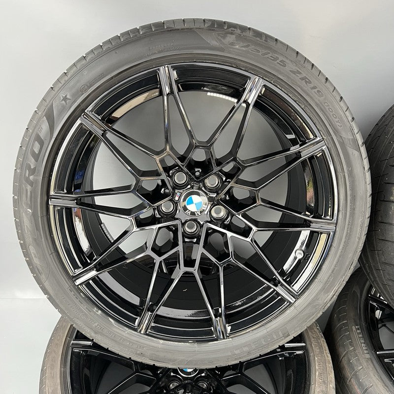 8093839 BMW M3 WHEEL RIM SET 19 & 20 INCH M4 G80 2021 2022 2023 2024 2025 OEM 8093839