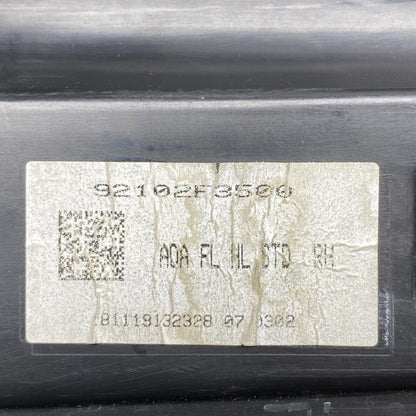 92102F3500 HYUNDAI ELANTRA HEADLIGHT RIGHT PASSENGER 92102F3500 2019 2020 HALOGEN OEM