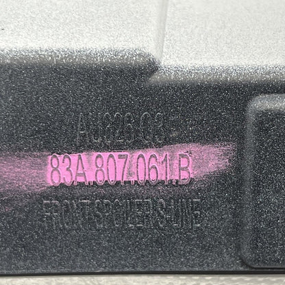 83A807061B AUDI Q3 S-LINE FRONT BUMPER LOWER VALANCE 2019 2020 2021 OEM 83A807061B