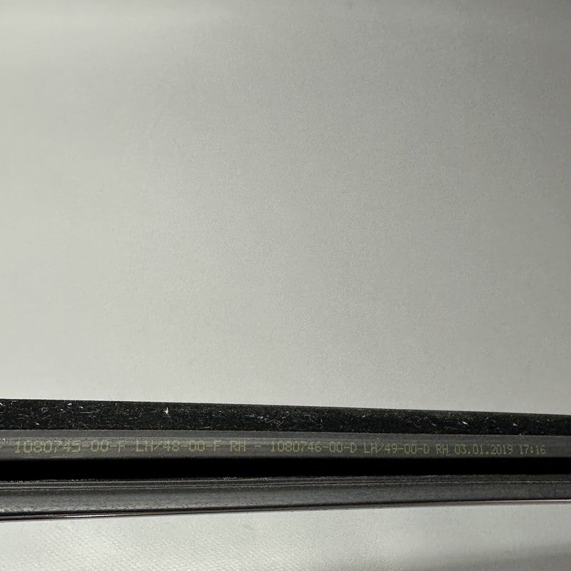 1080745-01-i TESLA MODEL 3 DOOR WINDOW MOLDING LEFT REAR 2017 2018 2019 2020 OEM 1080745-01-i