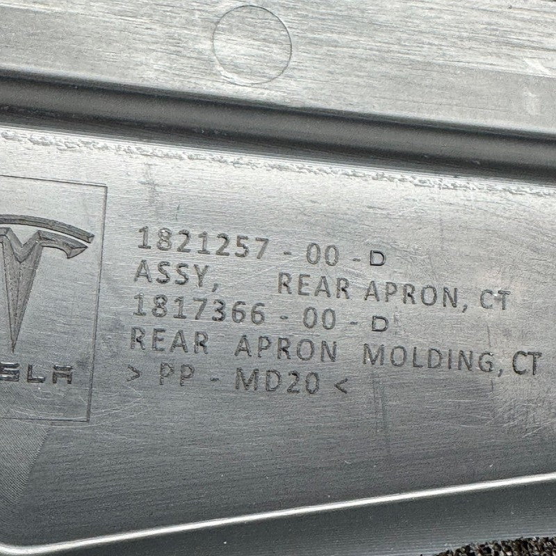 1821257-00-D TESLA CYBERTRUCK APRON REAR 2024 2025 OEM 1821257-00-D
