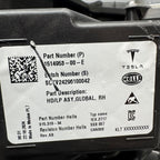 TESLA MODEL 3 Y HEADLIGHT RIGHT PASSENGER OEM 1514953-00-E
