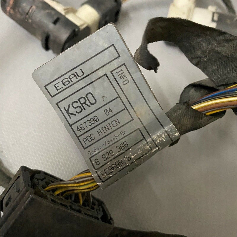 6928363 BMW 528 HARNESS WIRING SENSOR REAR 2004 2005 2006 530 E60 OEM