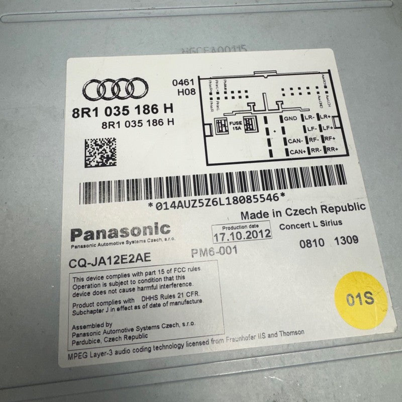 AUDI A4 A5 AUDIO SYSTEM RADIO RECIVER 2013 2014 2015 2016 OEM 8R103518