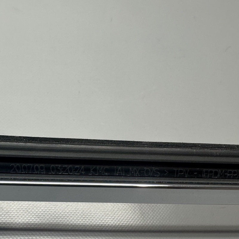 1098685-00-D TESLA MODEL X DOOR WINDOW MOLDING LEFT REAR 2016 17 18 19 2020 OEM 1098685-00-D