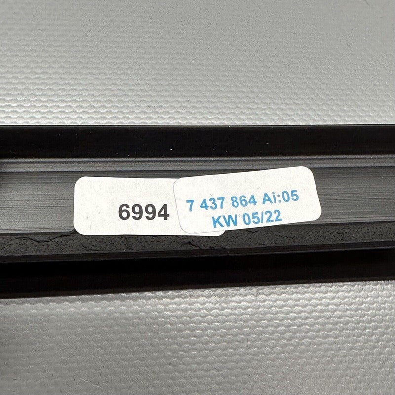 7437864 BMW 740 DOOR WINDOW MOLDING RIGHT FRONT 750 2016 2017 2018 2019 OEM 7437864