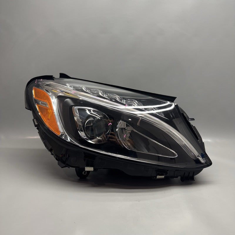 a2059063004 MERCEDES BENZ C300 HEADLIGHT C400 RIGHT PASSENGER 2015 2016 2017 2018 LED 