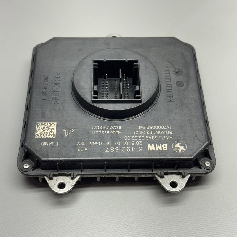 BMW X3 X4 HEADLIGHT MODULE 2016 2017 2018 2019 2020 2021 OEM 8492687