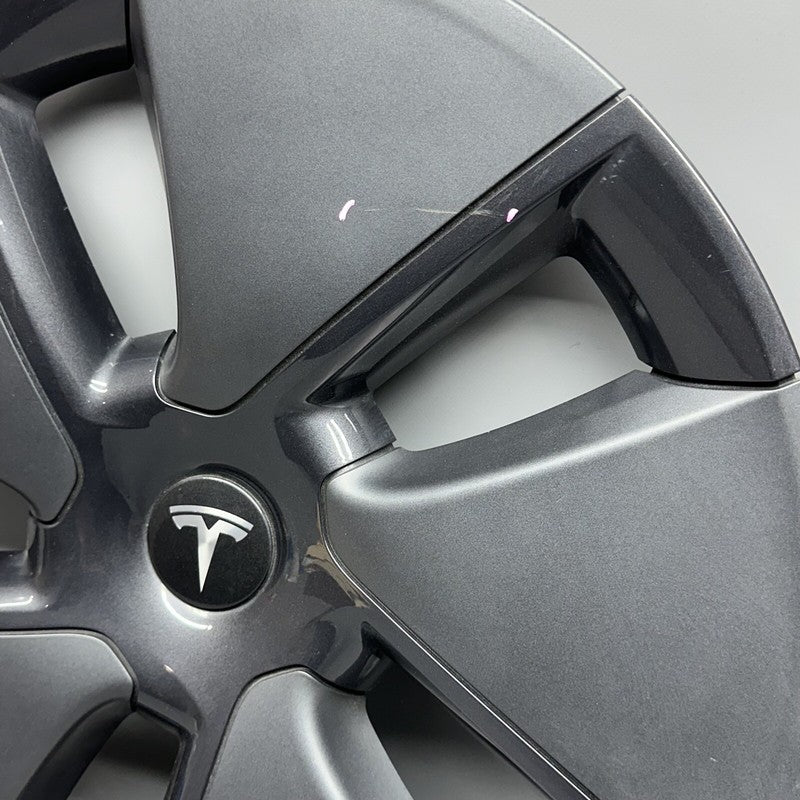 1044271-00-A TESLA MODEL 3 WHEEL HUB CAP 18 INCH 2017 2018 2019 2020 OEM 1044271-00-B
