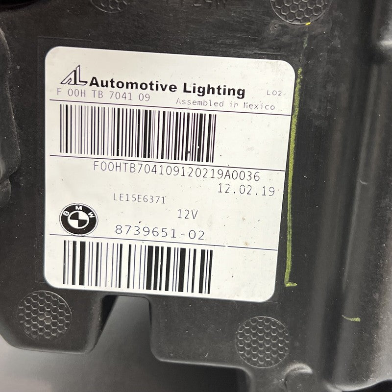 8739651 BMW X3 HEADLIGHT LEFT DRIVER X4 FULL LED 2018 2019 2020 2021 OEM 8739651