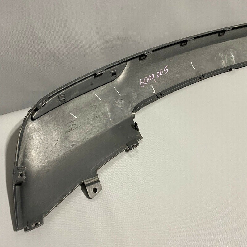 6009005 TESLA MODEL S REAR BUMPER DIFFUSER VALANCE 6009005 2012 2013 2014 2015 GRAY OEM