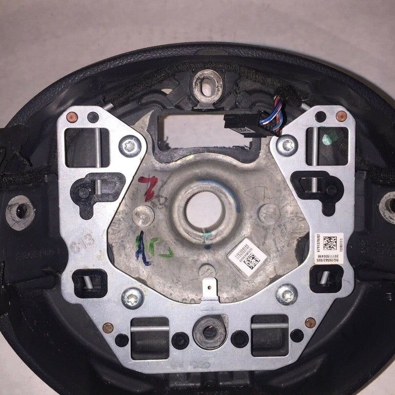 6772148 BMW 328 335 STEERING WHEEL E90 E91 4-DOOR SEDAN BLACK LEATHER OEM