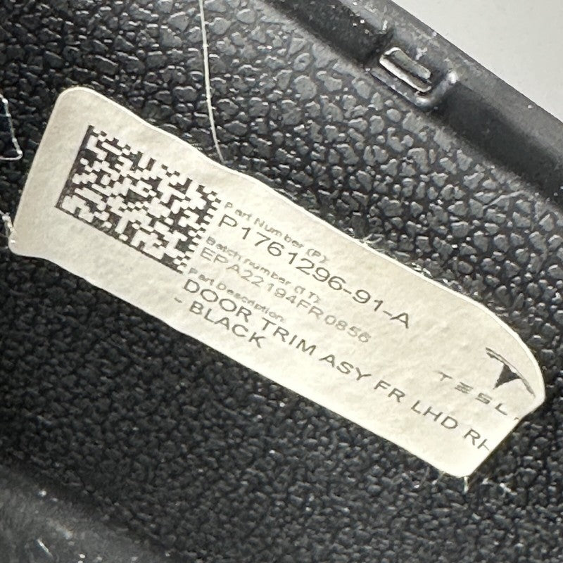 1761296-91-A TESLA MODEL 3 DOOR PANEL RIGHT FRONT 2021 2022 2023 OEM 1761296-91-A