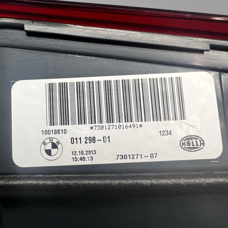 7301271 BMW X5 TAIL LIGHT INNER LEFT DRIVER 2015 2016 2017 2018 LED OEM 7301271