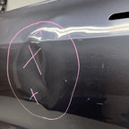 1081421-E0-C TESLA MODEL 3 DOOR LEFT FRONT 2017 2018 2019 2020 2021 2022 GREY 1081421-E0-C