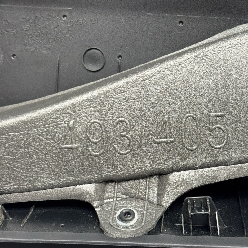 1035967-00-E TESLA MODEL X B-PILLAR LOWER TRIM LEFT 2016 2017 2018 2019 2020 OEM 1035967-00-E