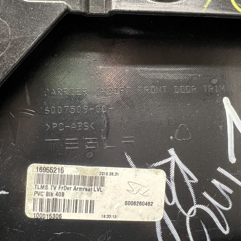 6007509-00 TESLA MODEL S DOOR PANEL LEFT FRONT 2012 2013 2014 2015 OEM 6007509-00