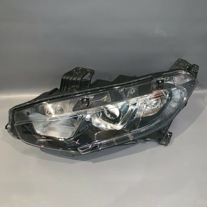 HONDA CIVIC HEADLIGHT LEFT DRIVER 4-DOOR SEDAN 2016 2017 HALOGEN OEM