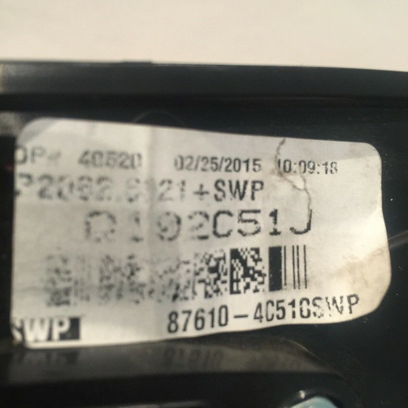 KIA OPTIMA MIRROR LEFT DRIVER BLACK POWER HEATED 2014 2015 OEM