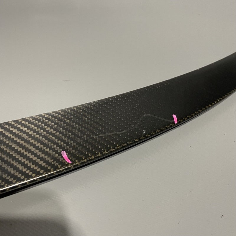 1465166-00-A TESLA MODEL 3 SPOILER CARBON FIBER 1465166-00-A 2017 2018 2019 2020 2021 OEM