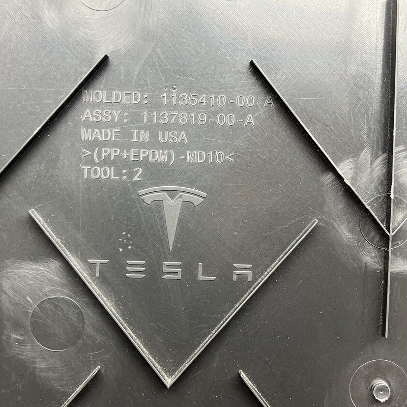 1135410-00-A TESLA MODEL 3 REAR SPLASH SHIELD COVER 2017 2018 2019 2020 OEM 1135410-00-A